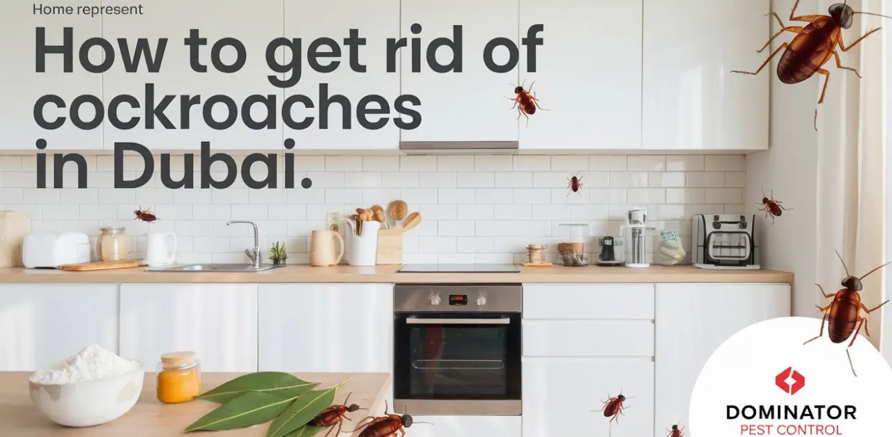 How to get rid of cockroaches in Dubai with Dominator Pest Control services.