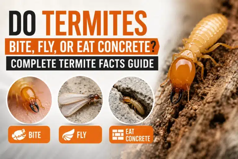 Do Termites Bite, Fly, or Eat Concrete Complete Termite Facts Guide
