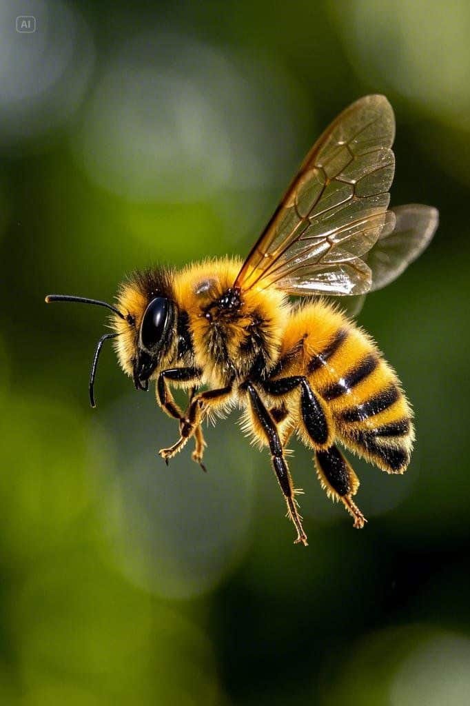 Specialist handling honey bee hive removal in Dubai